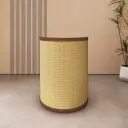 Modern Rattan Small Cashier Desk for Boutique thumbnail 1
