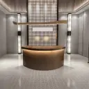 Reception Desk With Solid Wood Grain – Maoters thumbnail 1