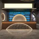 Modern Stylish Reception Desk for Hospitality and Lounge Spaces – Maoters thumbnail 1