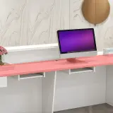 Minimalist Modern Reception Desk with LED Light Accent for Luxury Office Interiors - Maoters thumbnail 8