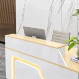 Classic And Versatile Rounded Cashier Reception Desk thumbnail 9
