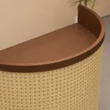 Modern Rattan Small Cashier Desk for Boutique thumbnail 9