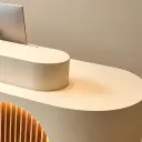 Reception Desk with Rounded Edges and Accent Lighting - Maoters thumbnail 10