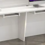 Minimalist Modern Reception Desk with LED Light Accent for Luxury Office Interiors - Maoters thumbnail 9