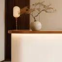 Rattan Curved Wood Reception Desk - Maoters thumbnail 11