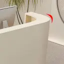 Curved Reception Desk – Salon & Training Center Counter thumbnail 11