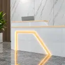 Classic And Versatile Rounded Cashier Reception Desk thumbnail 10