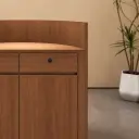 Modern Rattan Small Cashier Desk for Boutique thumbnail 10