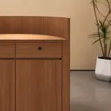 Modern Rattan Small Cashier Desk for Boutique thumbnail 10