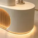 Reception Desk with Rounded Edges and Accent Lighting - Maoters thumbnail 11