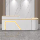 Classic And Versatile Rounded Cashier Reception Desk thumbnail 3