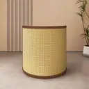 Modern Rattan Small Cashier Desk for Boutique thumbnail 3
