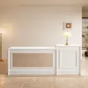 Reception Desk with Raised Side Counter - Maoters thumbnail 3