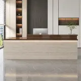 Modern Luxury Reception Desk for Office Lobbies and Hospitality Spaces – Maoters thumbnail 3