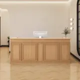 Simple Glossy Front Desk for Stores & Salons thumbnail 1