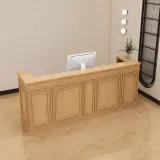 Simple Glossy Front Desk for Stores & Salons thumbnail 2