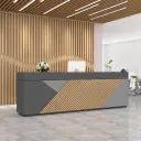 Modern Reception Desk With Cashier Counter thumbnail 2
