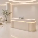 Modern Vertical-striped Luxury Reception Desk thumbnail 2