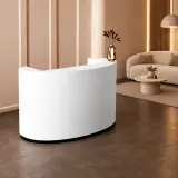 Modern Lacquer Boutique Counter Small Reception Desk thumbnail 2