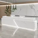 Modern LED Corporate Lobby Reception Desk – Maoters thumbnail 3