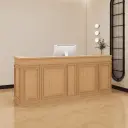 Simple Glossy Front Desk for Stores & Salons thumbnail 3