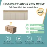 Warm Minimalist Reception Desk - Maoters thumbnail 4