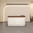 Wooden Boutique Counter – Cashier Desk thumbnail 1