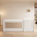 Reception Desk with Raised Side Counter - Maoters thumbnail 1