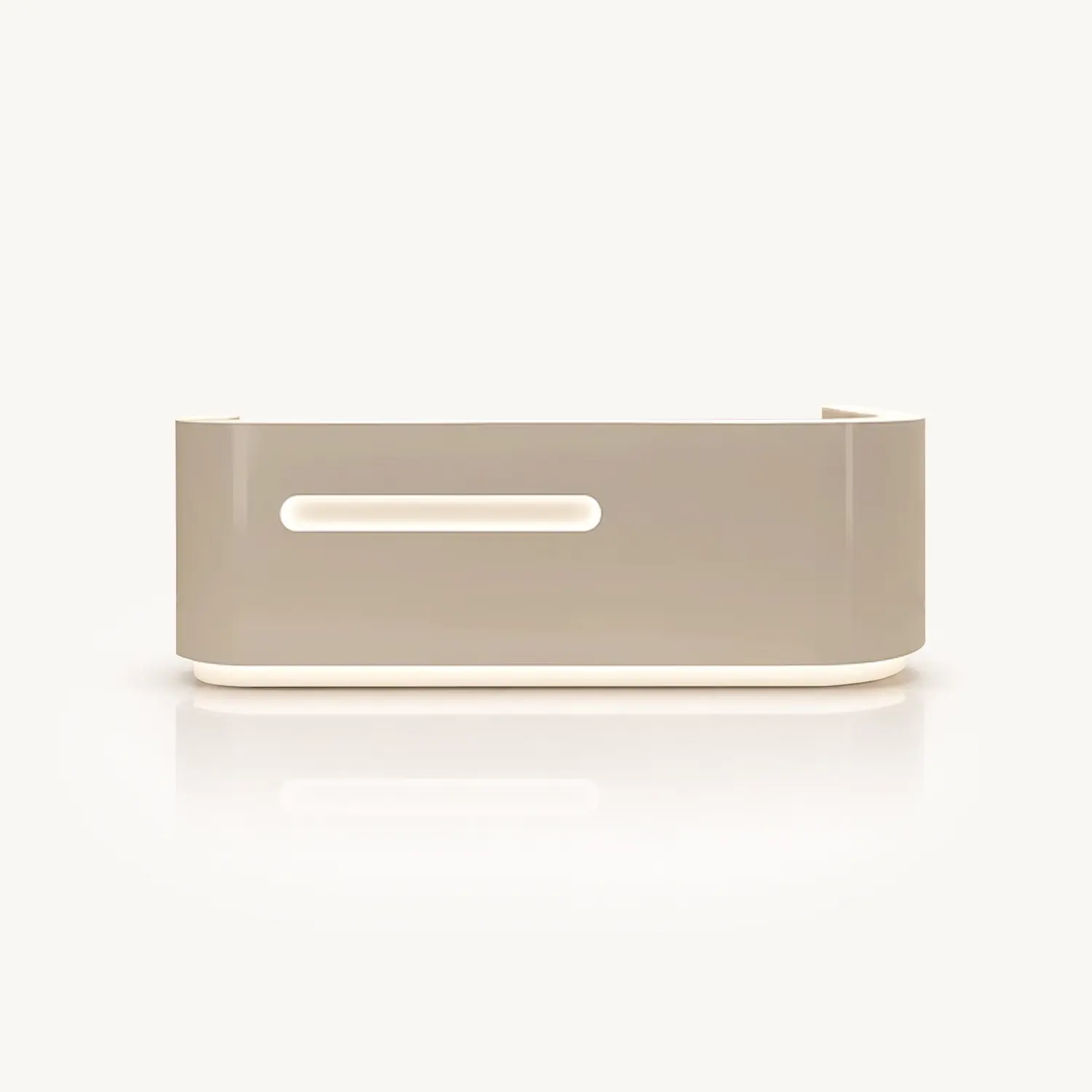 Luxury Modern Reception Desk with LED Accent Corporate Offices - Maoters