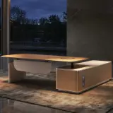 Adjustable Electric Standing Desk with Side Storage – Simple Modern Office Furniture thumbnail 4