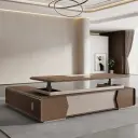 Contemporary Executive Office Desk with Electric Lift thumbnail 4