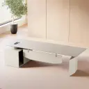 Elegant Light Luxury Office Desk — Simple Modern Design for Professional Home Office thumbnail 4