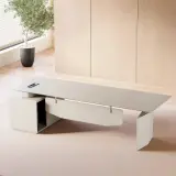 Elegant Light Luxury Office Desk — Simple Modern Design for Professional Home Office thumbnail 4
