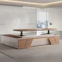 Luxury Executive Electric Lift Desk thumbnail 4