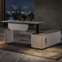 Modern Electric Adjustable Executive Desk thumbnail 4