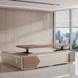 Office Premium Wood Executive Desk - Maoters thumbnail 4