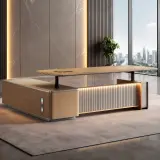 Luxury Electric Adjustable Executive Desk thumbnail 4