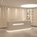 Luxury Modern Reception Desk with LED Accent Corporate Offices - Maoters thumbnail 4