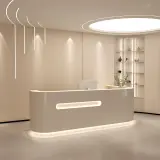 Luxury Modern Reception Desk with LED Accent Corporate Offices - Maoters thumbnail 4