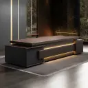 Large Contemporary Executive Desk for Premium Office Spaces and Workrooms - Maoters thumbnail 4