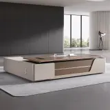 Modern luxury executive desk, designed for professional office spaces - Maoters thumbnail 4