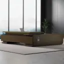 Modern L-Shaped Executive Desk for Executive Offices – Maoters thumbnail 4