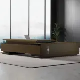 Modern L-Shaped Executive Desk for Executive Offices – Maoters thumbnail 4