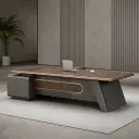 Modern Luxury Executive Reception Desk for Corporate Office Lobbies – Maoters thumbnail 4