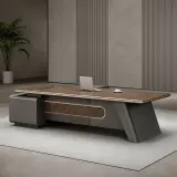 Modern Luxury Executive Reception Desk for Corporate Office Lobbies – Maoters thumbnail 4
