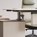 Beige Electric Standing Desk with Smart Dual Motor thumbnail 9