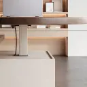 Premium Electric Height Adjustable Desk – Light Luxury Office Desk with Advanced Lift System thumbnail 8