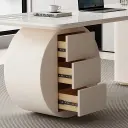 Cream Desk Modern Office Desk thumbnail 8