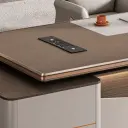 Large Executive Office Desk with Modern Wood Finish and Built-In Storage for Professional Office Spaces - Maoters thumbnail 9