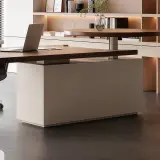 Premium Electric Height Adjustable Desk – Light Luxury Office Desk with Advanced Lift System thumbnail 10